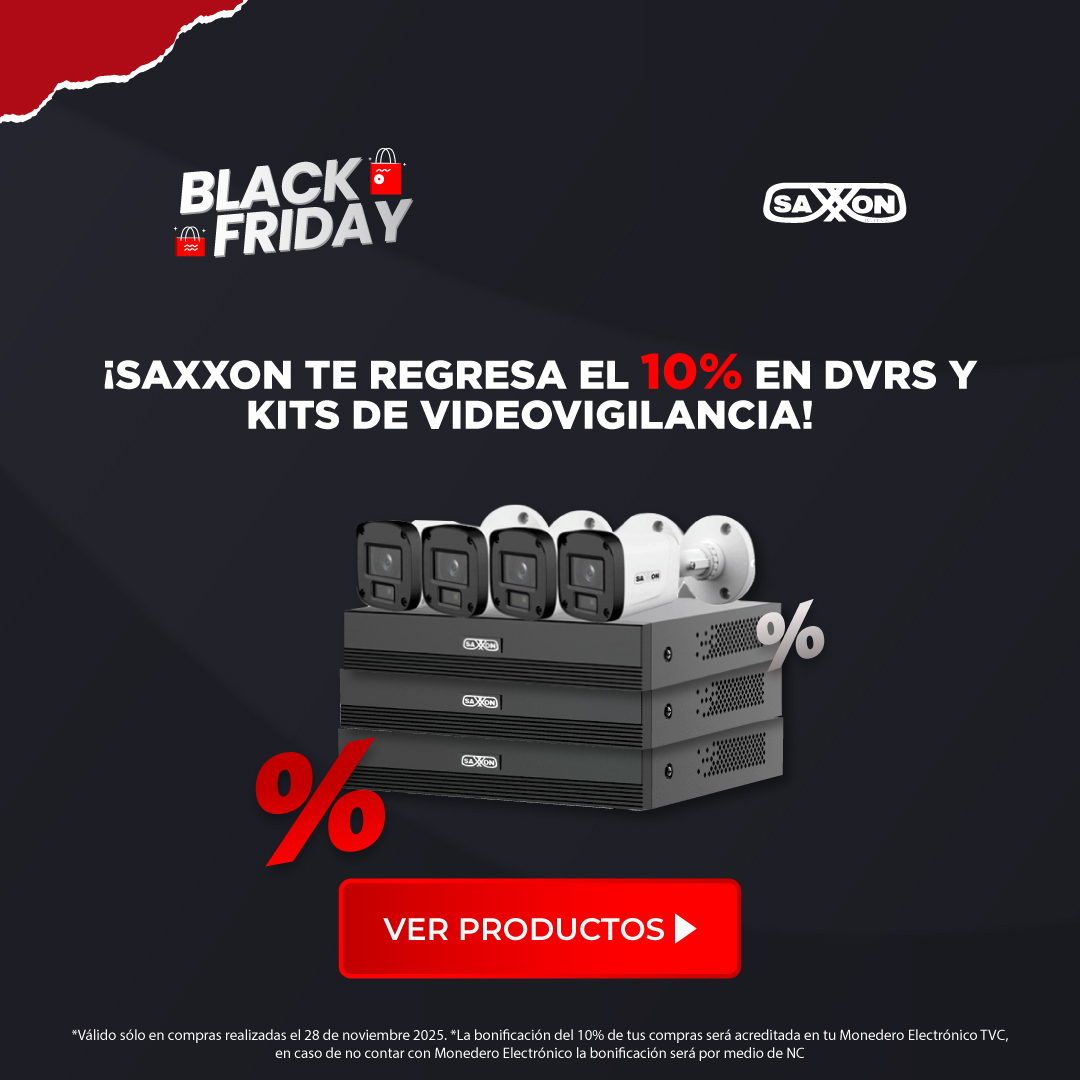 DVRs SAXXON te regresa el 10% de tus compras
