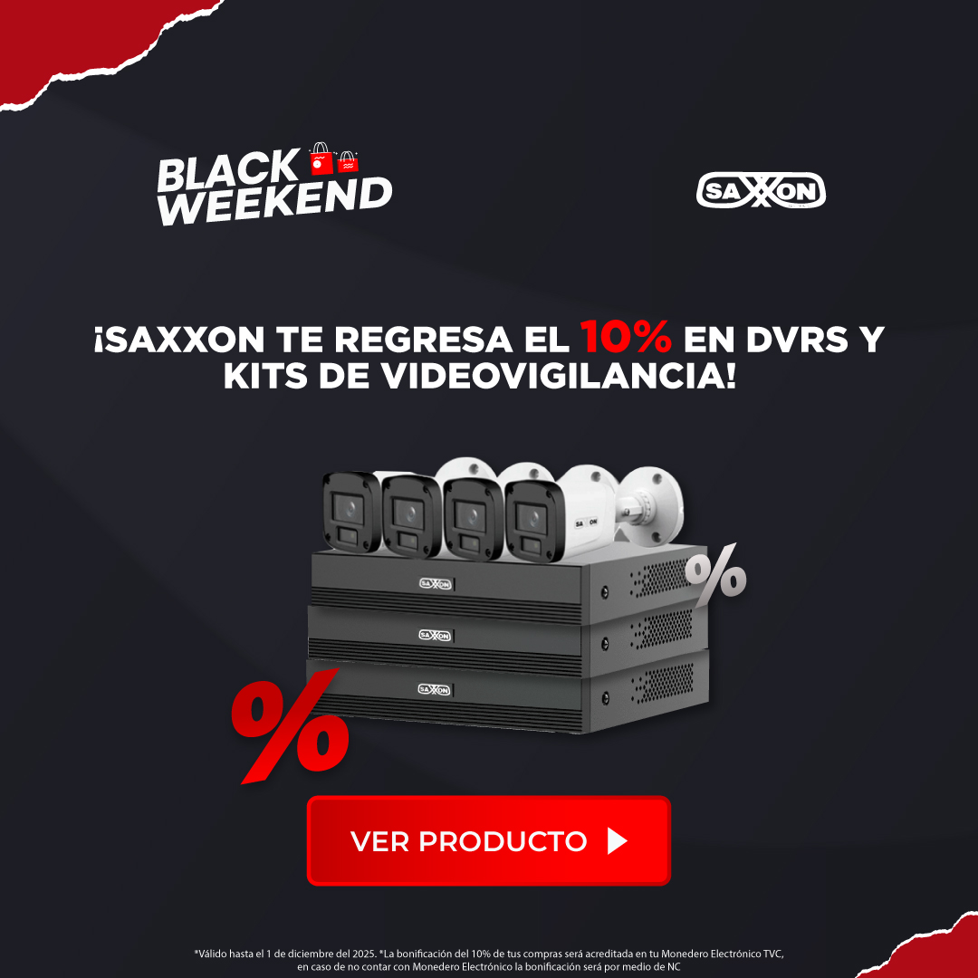 DVRs SAXXON te regresa el 10% de tus compras
